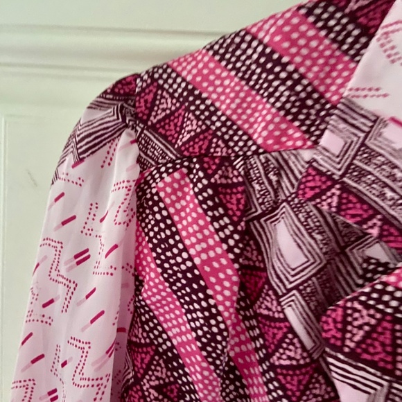 Long sleeve buttoned silky blouse - Picture 2 of 4